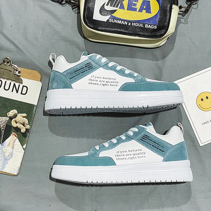 أحذية رجالية للدراجات النارية النسخة الكورية من الأحذية الرياضية العصرية