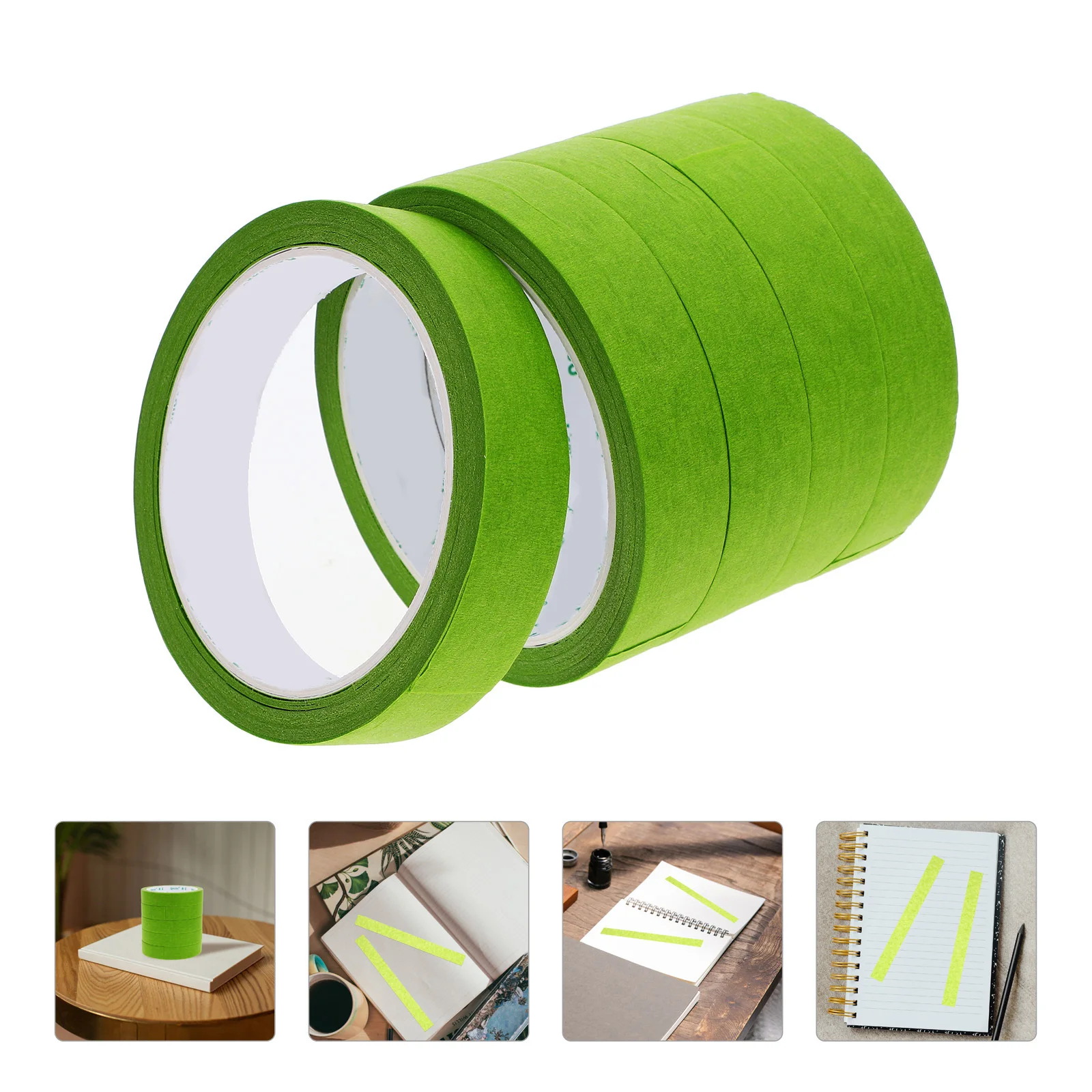 5Pcs Multi-Purposes Masking Tapes Easy Peel Off Suitable for Electronics DIY Projects Labeling Masking Tape Tape Roll