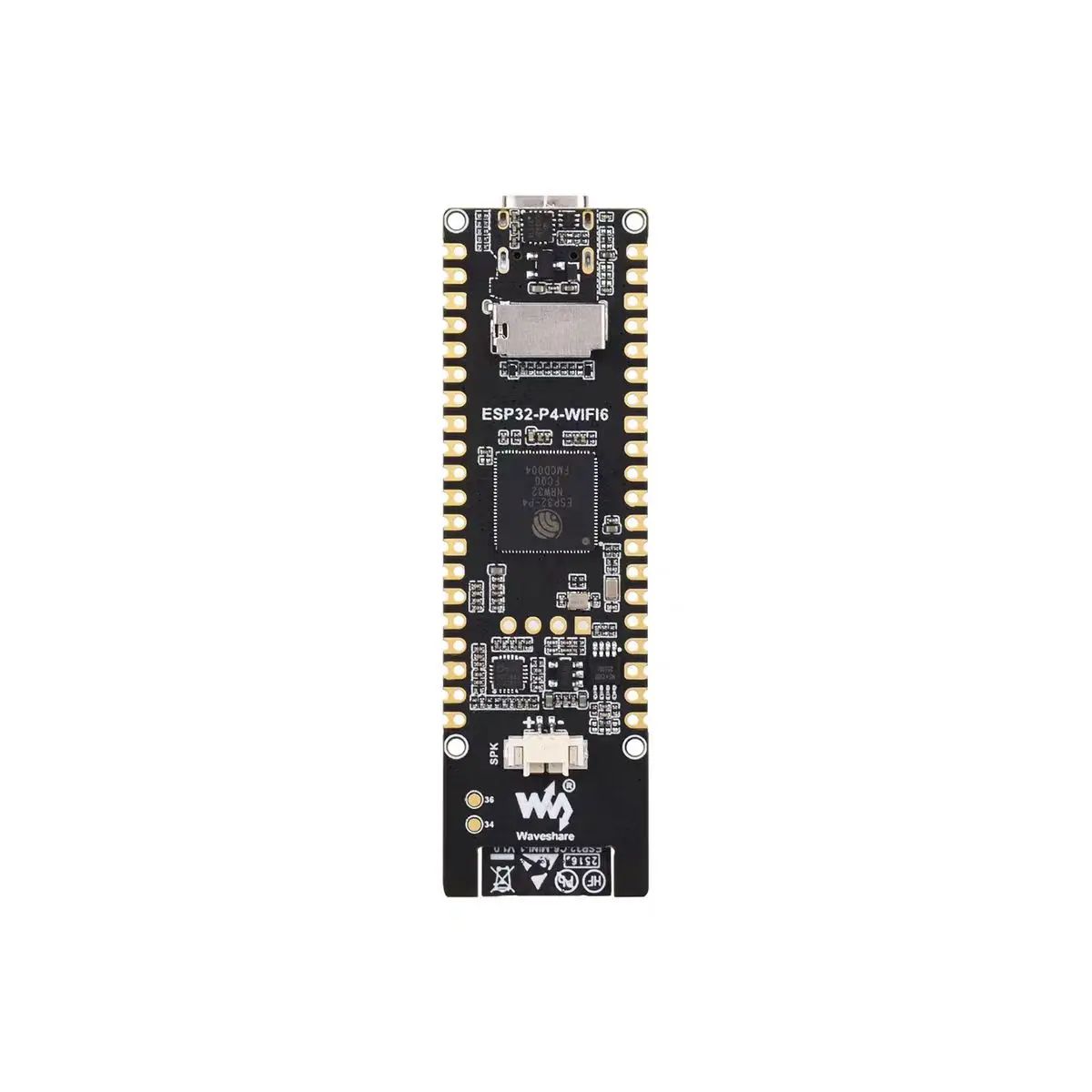 Small size ESP32-P4 ESP32-C6 ESP32-P4-WIFI6 Dev Board: Dual RISC-V Cores 32MB PSRAM H.264 Encoding, MIPI I/O & Hardware Security