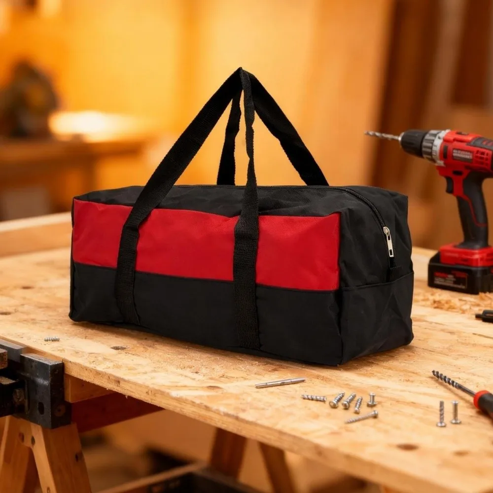 50*20*20cm Storage Bag Backpack 600D Oxford Cloth Multi-functional Construction Site Bag Portable Waterproof