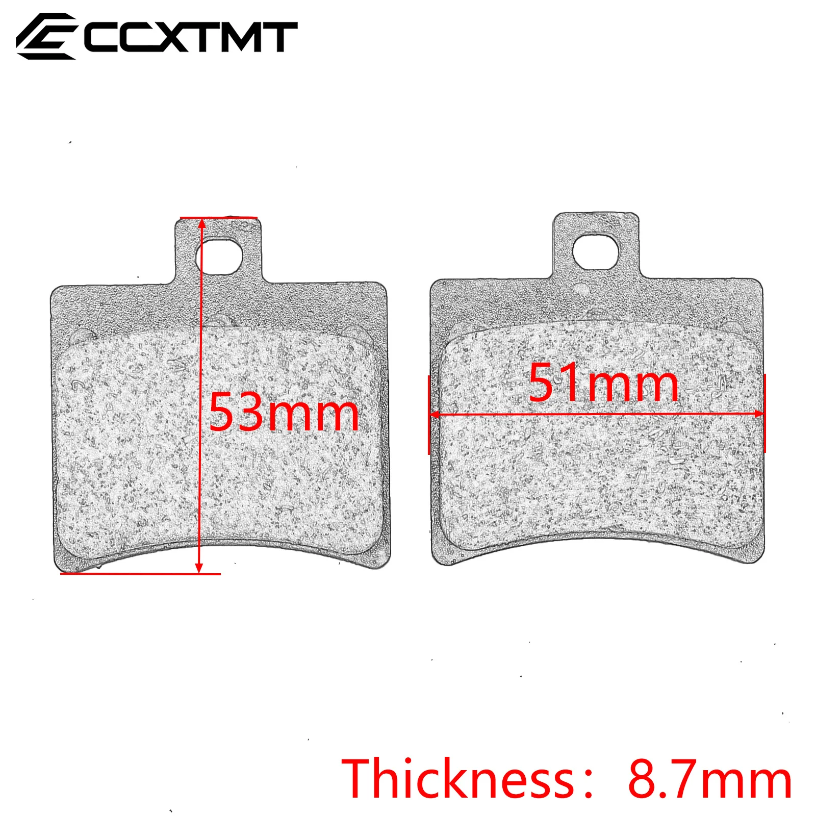 Motorcycle Rear Brake Pads For APRILIA Scarabeo 50 SR50 Ditech Atlantic RS125 Scarabeo Sport Cube City Scarabeo 125 150 200 250