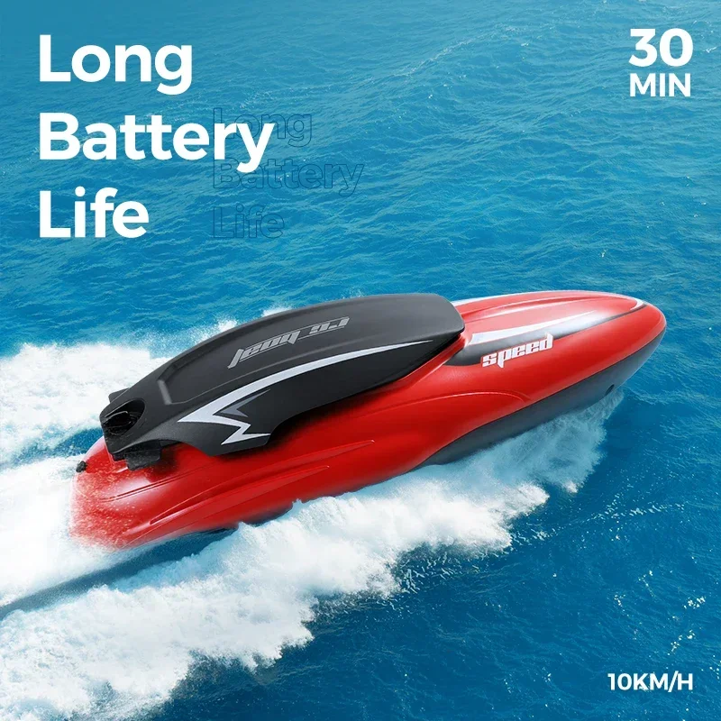 Barco a Control remoto de alta velocidad para niños, Mini barco a Control remoto de 4 canales, 2,4G, juguetes para niños, regalos de cumpleaños