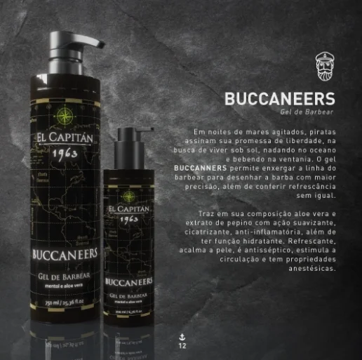 El Capitán Buccaneers Shaving Gel 750ml