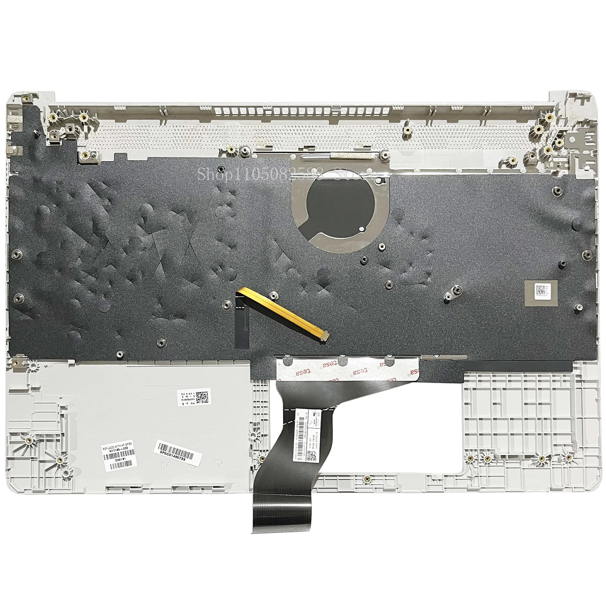 

Новая клавиатура США с подсветкой для HP 15-DY 15-EF ER 15S-FQ EQ TPN-Q222 TPN-Q230, верхняя крышка упора для рук, верхний чехол L63578-001 L63579-001