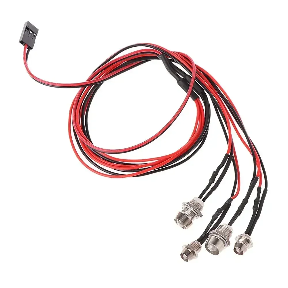 RC على الطريق نموذج الانجراف سيارة جديدة LED ليلة 5 مم و 3 مم المصابيح الأمامية الخفيفة