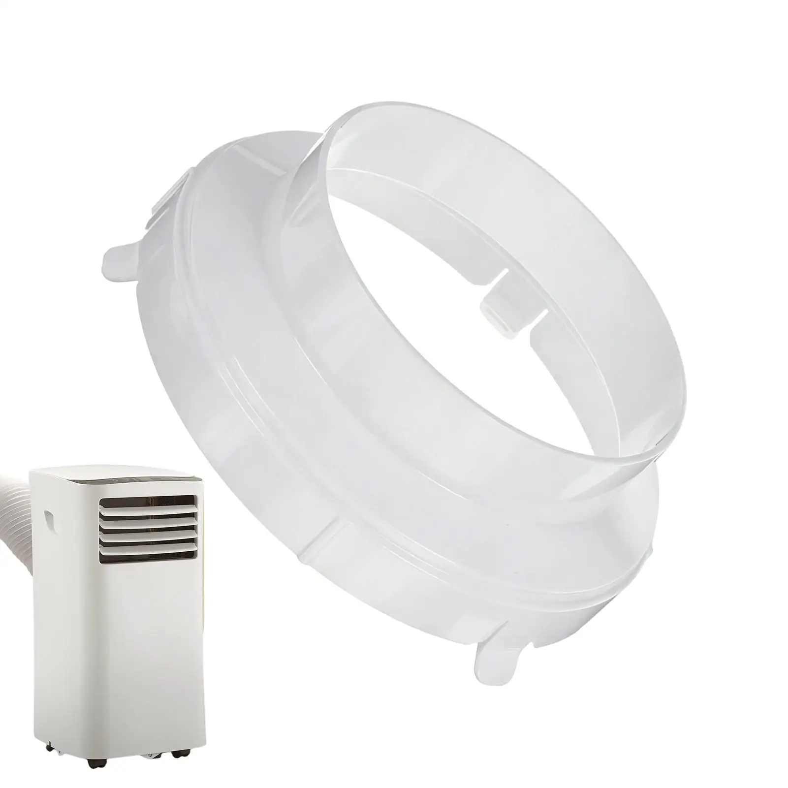 15cm Circular Mobile Air Conditioner Connector Accessory Anti-Leak Replacement AC Exhaust Hose Coupler For KY-25/KY-35