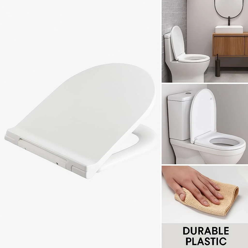 

Сменная крышка для унитаза, прочная пластиковая, простая установка, для ежедневного домашнего использования