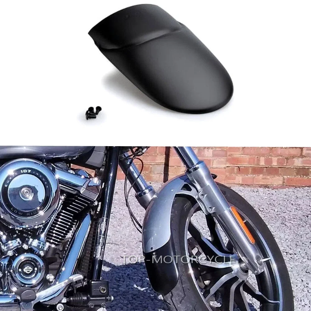 

Motorcycle For Harley SOFTAIL LOW RIDER ST FXLRST El Diablo NEW Front Fender Extension Black 2022-2024 HarleyDavidson Softail
