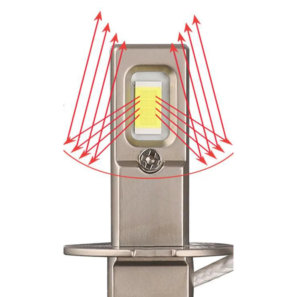 LED H3 헤드라이트 전구 6000K 12V 36W 8000LM 다양한 차량용 밝은 LED 안개등 오래 지속되는 성능 방수