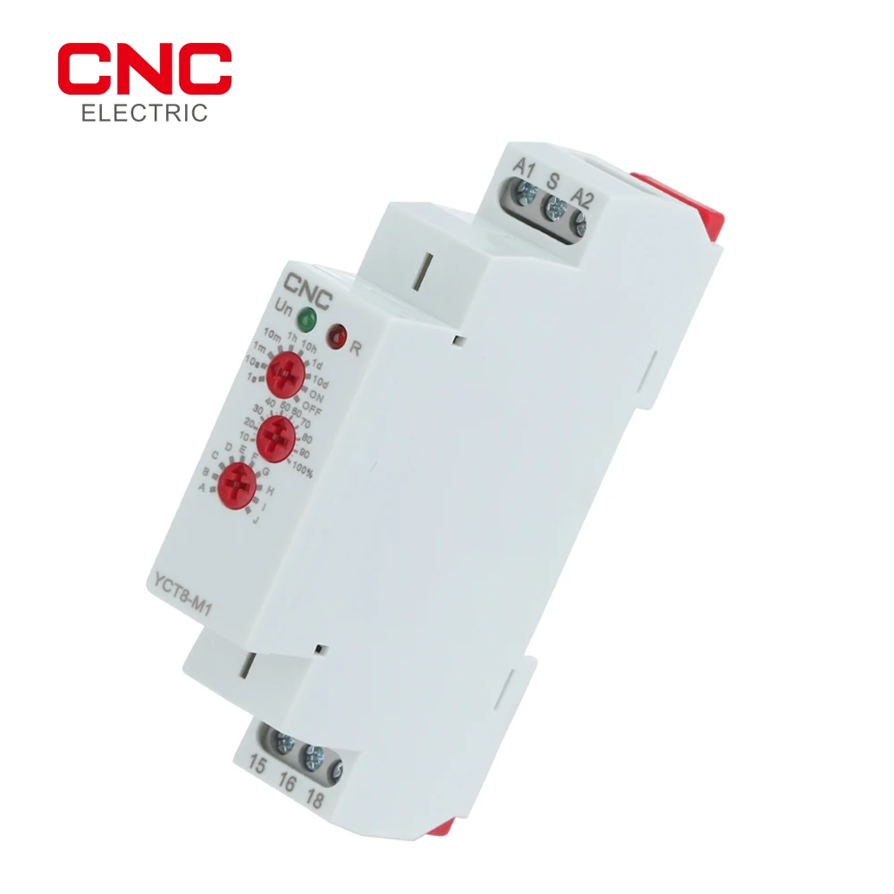 CNC 16A Multifunction Timer Relay with 10 Function Choices AC 230V Din Rail Type Time Delay Relay