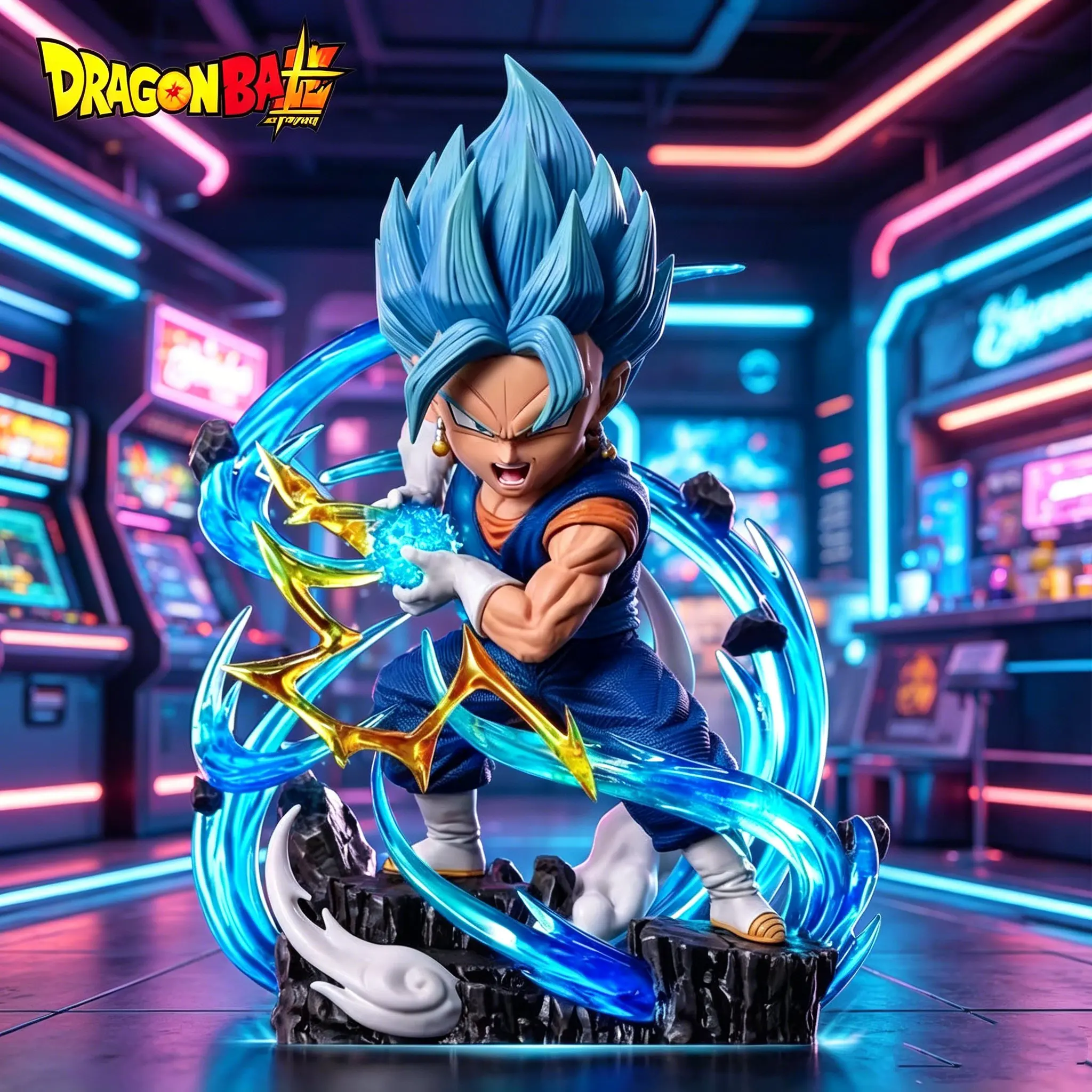 

Hot Dragon Ball Z Anime Figure Q Version Vegeta 11CM Action Figure Collection Figurine Model Toys For Children's Gifts