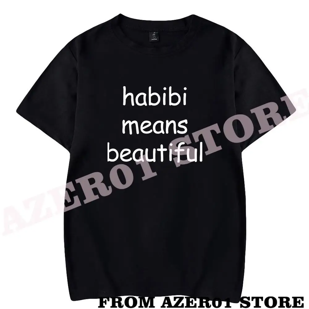 Quackity habibi means beautiful T-Shirt Merch Birthday T-shirt Summer Men/Women Tshirt Short Sleeve Dream Team SMP MCYT Tee