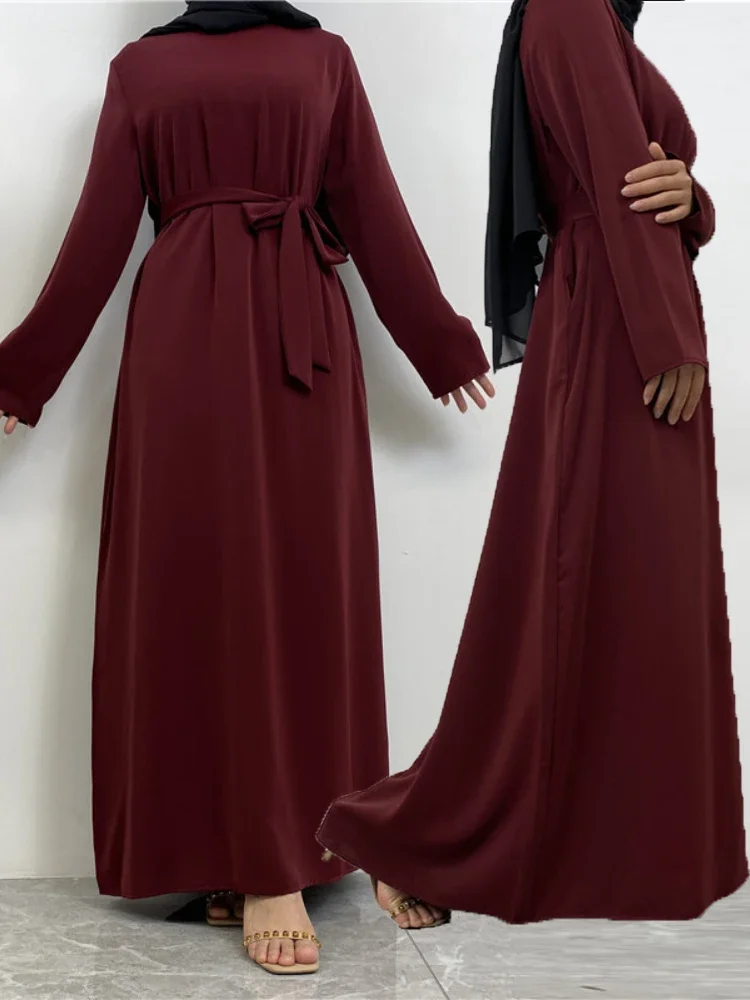 Morocco Muslim Party Dress Women Abaya Eid 2025 Modest Ramadan Prayer Dresses Long Sleeve Arab Dubai Robe Moroccan Woman Kaftan