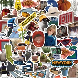 63PCS Ins Style 3D Cute Cartoon Stickers DIY Cool Decals For Fridge Laptop Notebook Skateboard Stationery Phone Car Vinyl Decals