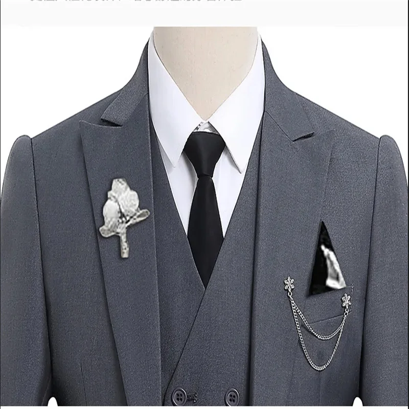 

Мужской зеленый костюм-тройка, азиатские размеры, красный приталенный пиджак с жилетом и брюками, комплекты для свадебных торжеств.