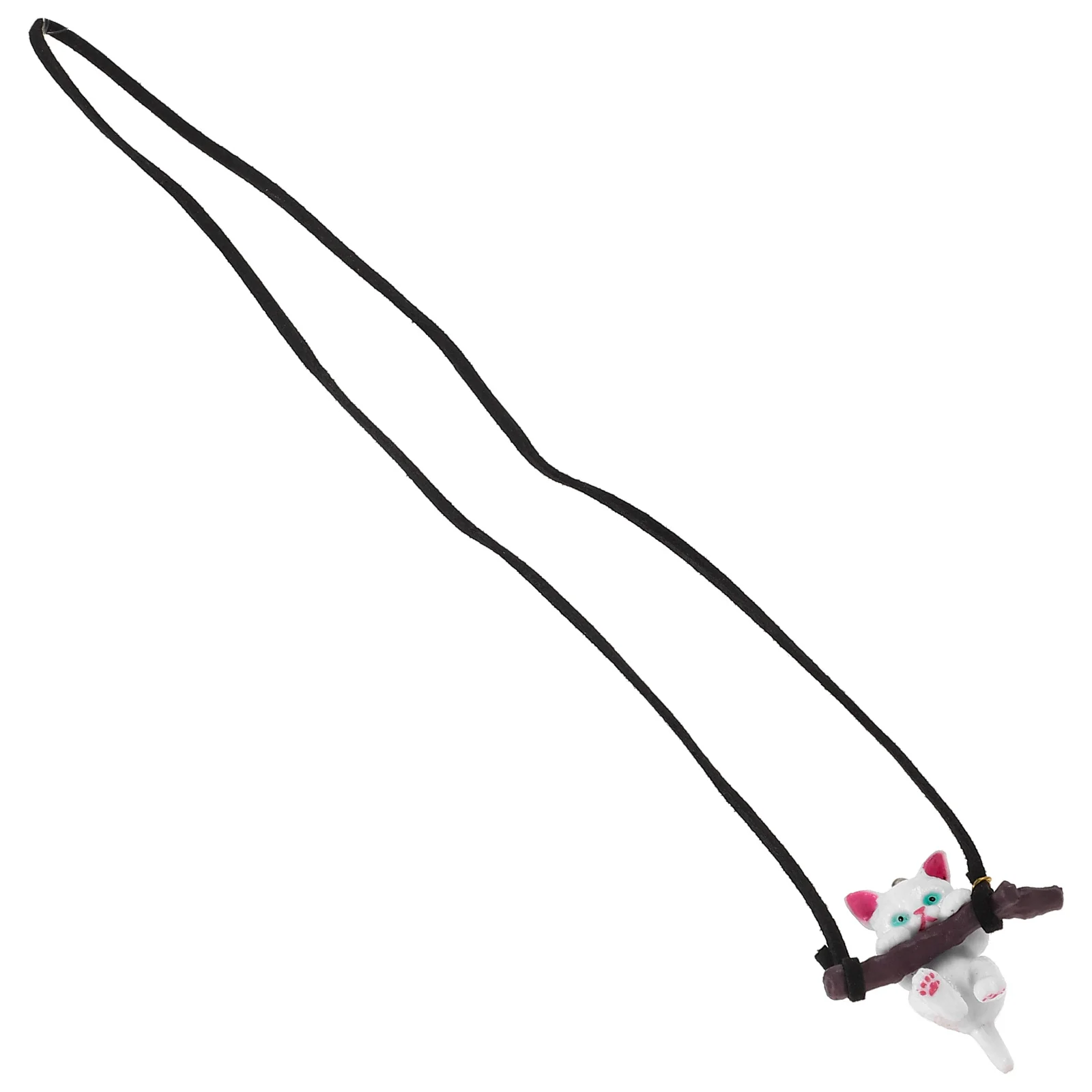 

Durable Fortune Cat Car Pendant Rear View Mirror Hanging Accessories Adorable Kitten Charm Ornament Car Decor Cat Hanging Decor