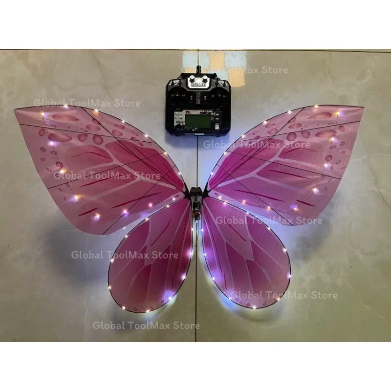 Butterfly Flyer Glass Remote Control Butterfly Bionic Fluttering