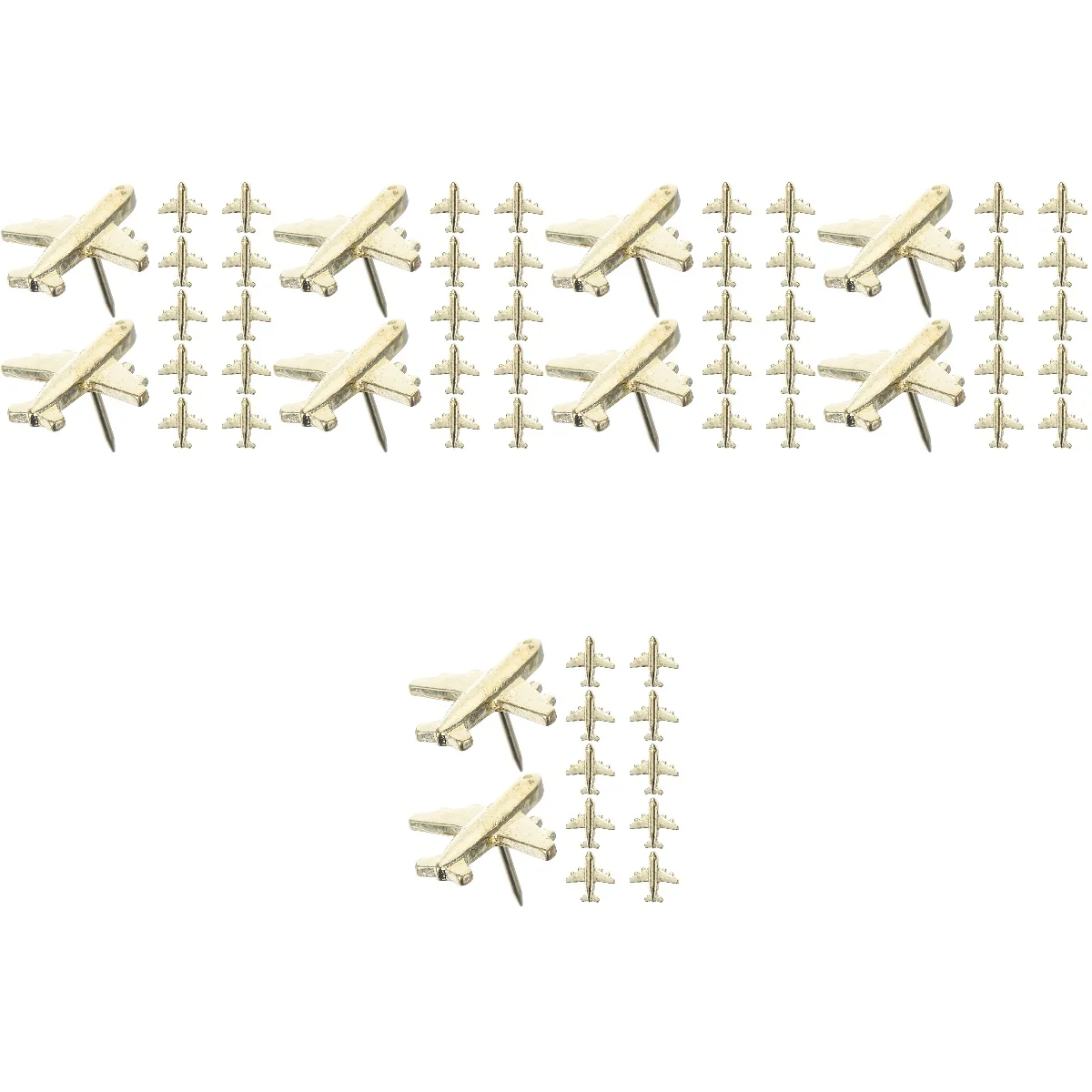 5pcs 5 Pack Push Pin for Cork Board Thumb Tacks Bulletin Wall Hangings Cute Pins Plane Accessories Aircraft Pushpin