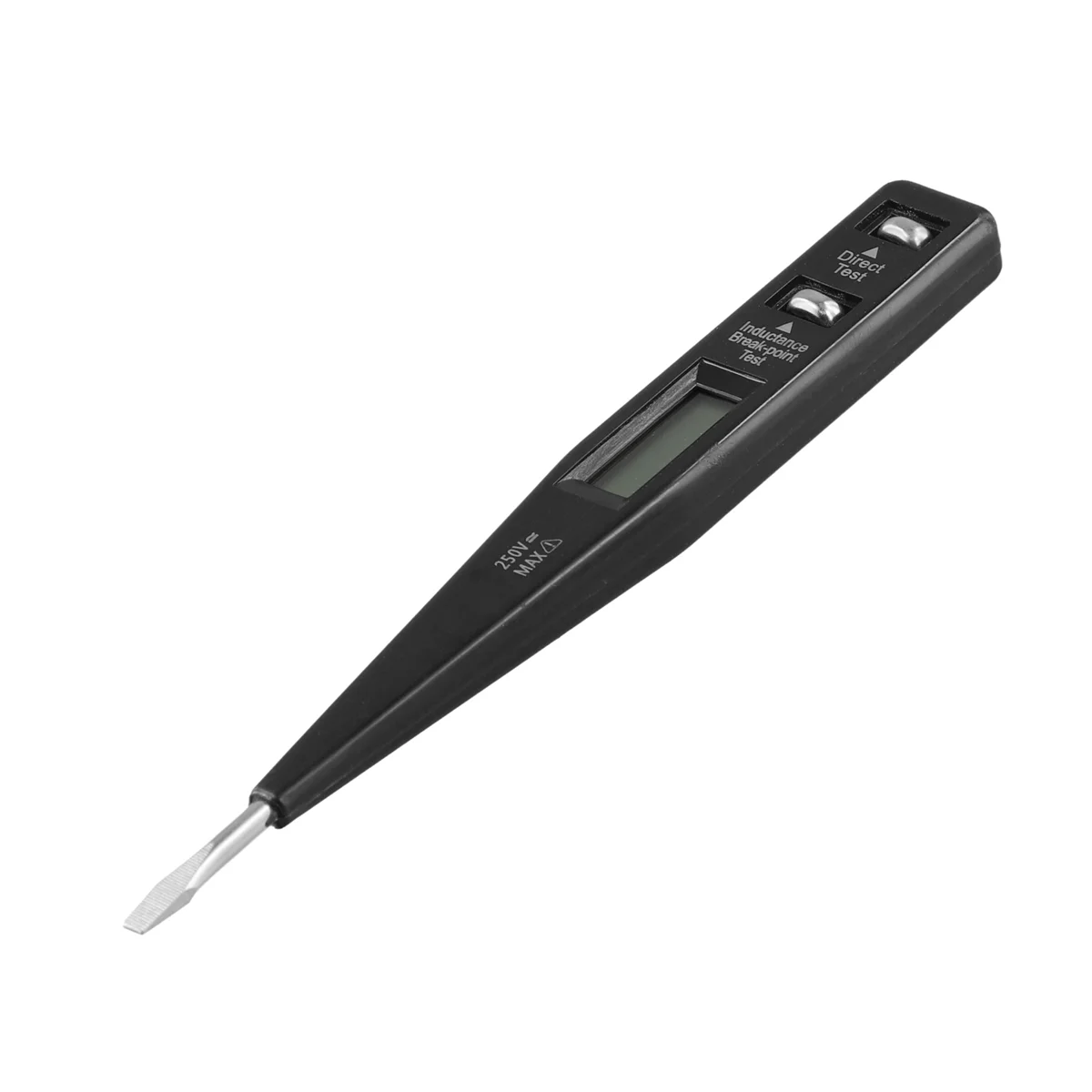 Tools Digital Test Pencil Screwdriver Probe Light Voltage Tester Detector AC/DC 12-220V Electrical Test Pen Voltmeter,Black