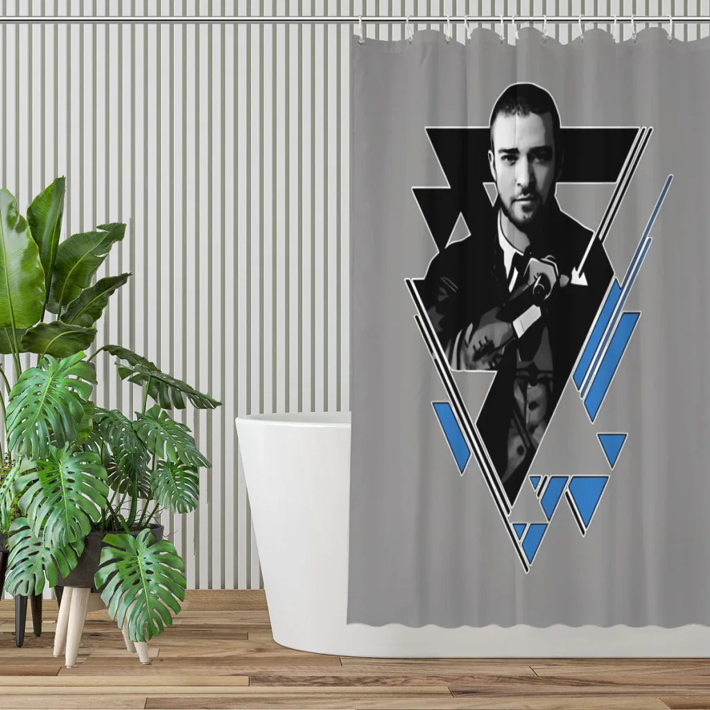 Tokio Hotel Tom Kaulitz Bathroom Shower Curtains  Waterproof Partition Curtain Funny Home Decor Accessories