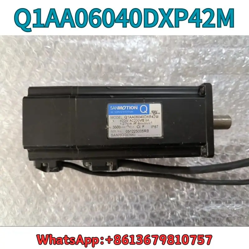 Used Motor Q1AA06040DXP42M test OK Fast Shipping