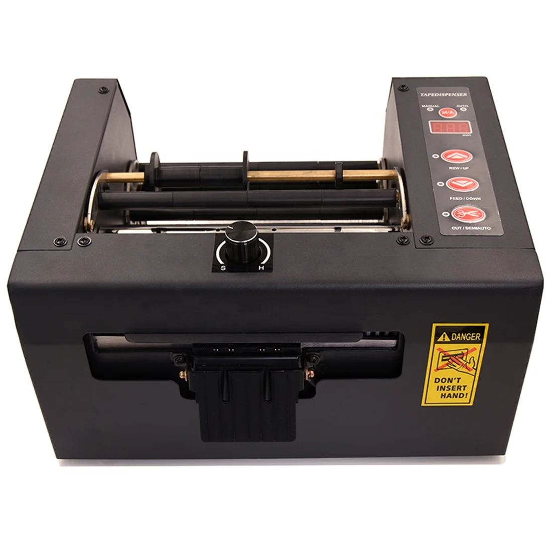 ATD-150 Industrial Automatic Foam Tape Cutter Dispenser Electric Motor Driven Packing Cartons/Paper Commodity