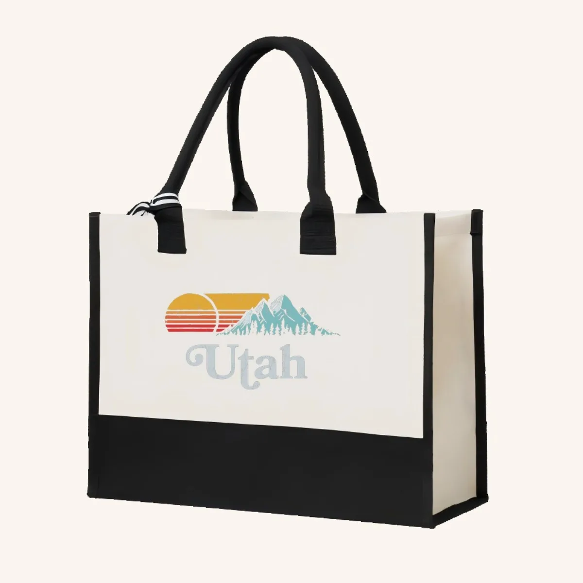 2026 جديد وصول موضة عملية واسعة قابلة لإعادة الاستخدام حمل حقيبة نمط طباعة 2 لهجة الثقيلة حقيبة كتف كبيرة لجميع Da #4