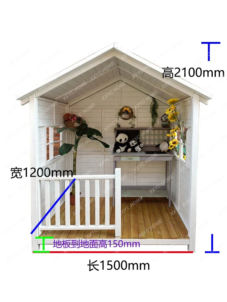 A  YH Outdoor preservative wood can be moved, kiosk garden wooden house to build homestay villa courtyard wooden house