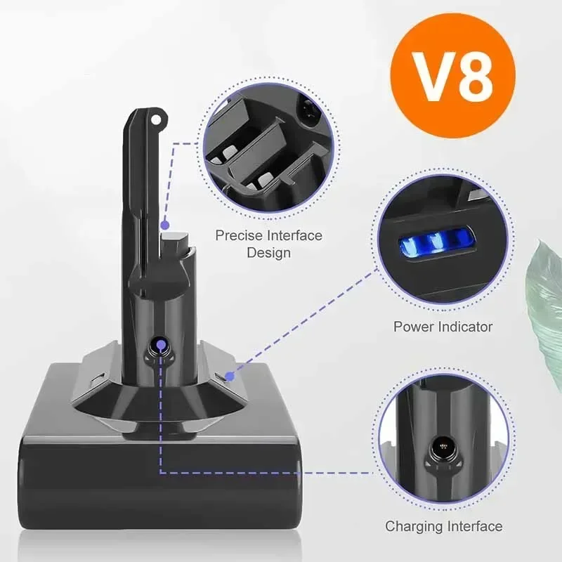 Stofzuiger Oplaadbare Batterij Voor Dyson V6 V7 V8 Serie Sv07 Sv09 Sv10 Dc58 Dc31 Dc34 Absoluut Pluizig Dier Pro Bateria