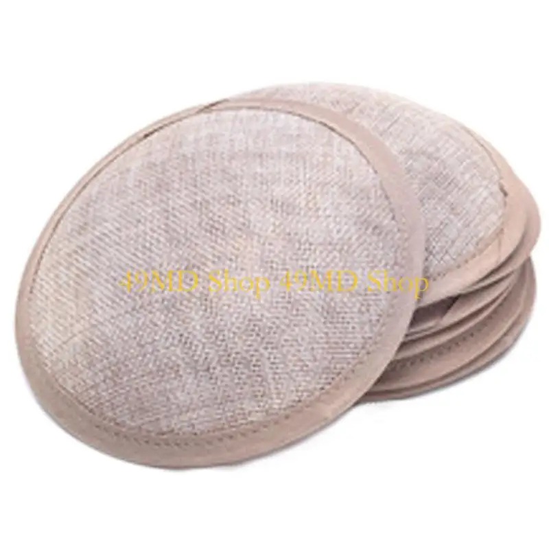 49MD 13CM Sinamay Fascinator Hat Base DIY Hat Accessories Cocktail Party Hat Base
