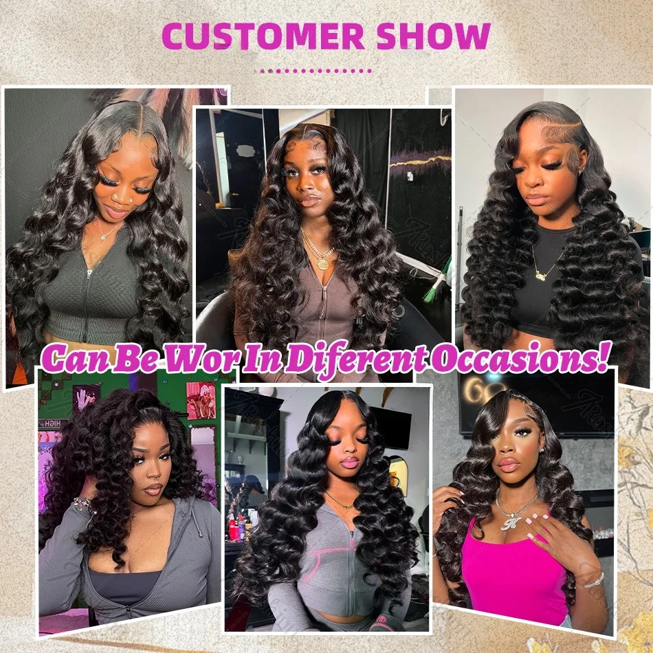 30 Inch Loose Wave Bundles 12A Raw Indian Hair Weave Bundles 1/3/4 PCS Loose Deep Wave Curly Human Hair Extensions Natural Black