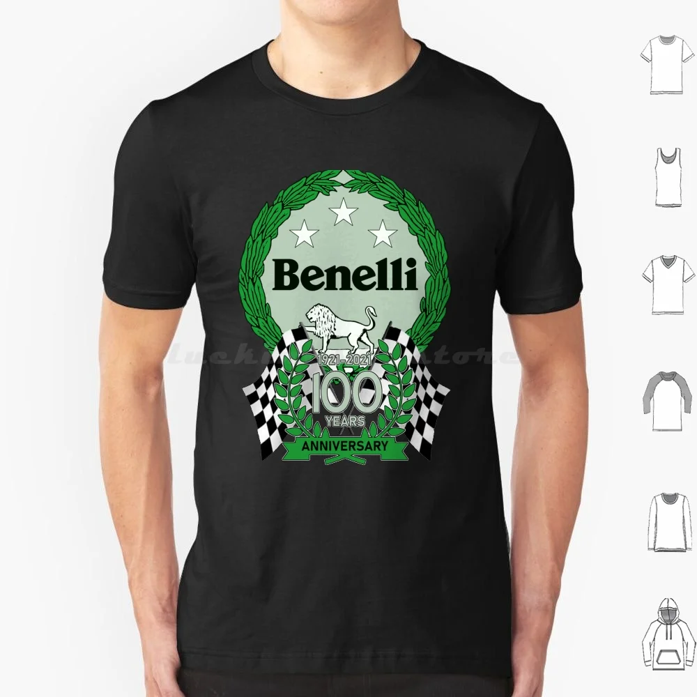 Benelli Lion Logo 100th Anniversary Celebration T Shirt Cotton Men Women DIY Print Benelli Tornado Turismo Sei Leoncino Bn600