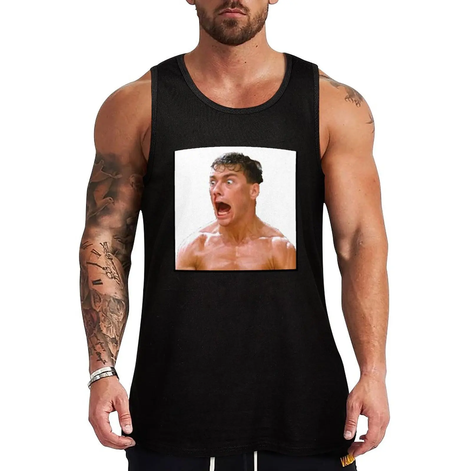 Jean Claude Van Damme 3 Tank Top muscle t-shirt anime top Men's gym t-shirts mens designer clothes