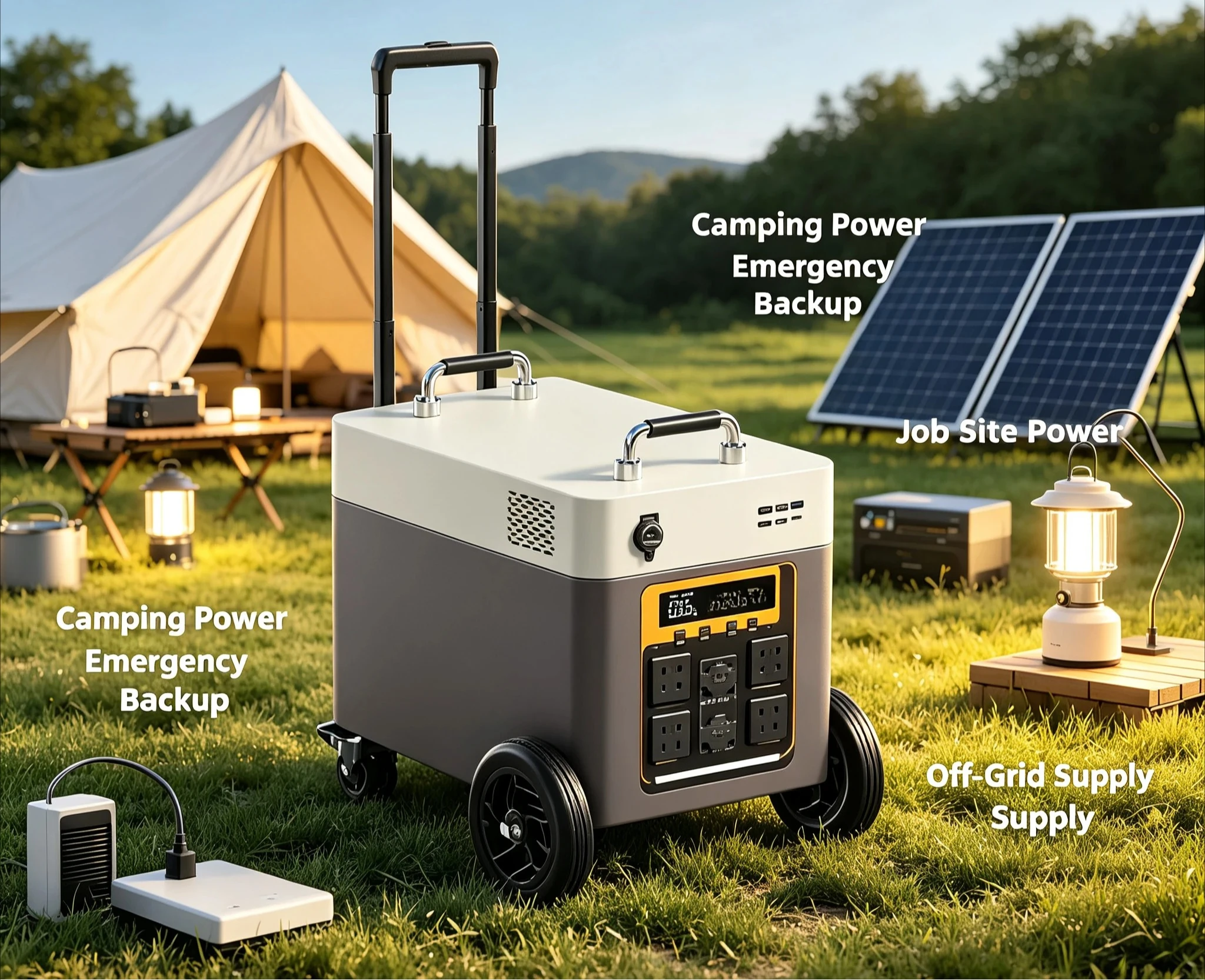 Storage Power Supply 220v Large-capacity Emergency Power Supply Supports Solar Charging 8000 Watts 10 KWh Outdoor Mobile Energy
