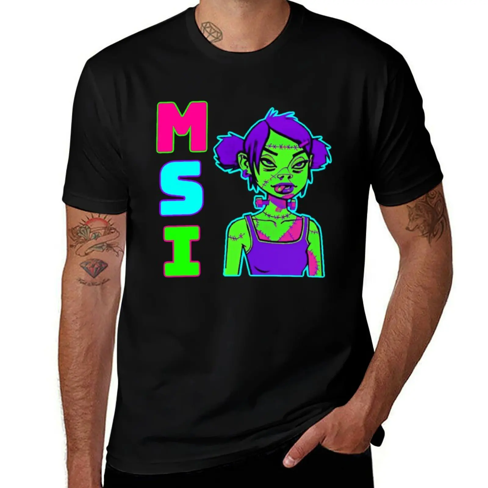 

MSI FGWSSS T-Shirt quick-drying anime vintage t shirts mens graphic t-shirts pack