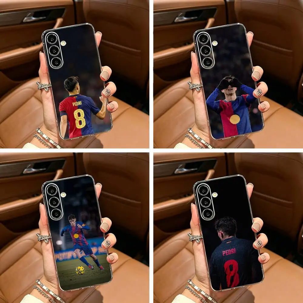 NO 8 P-Pedri Football  Clear Phone Case for Samsung Galaxy A71, A70, A52, A51, A40, A30