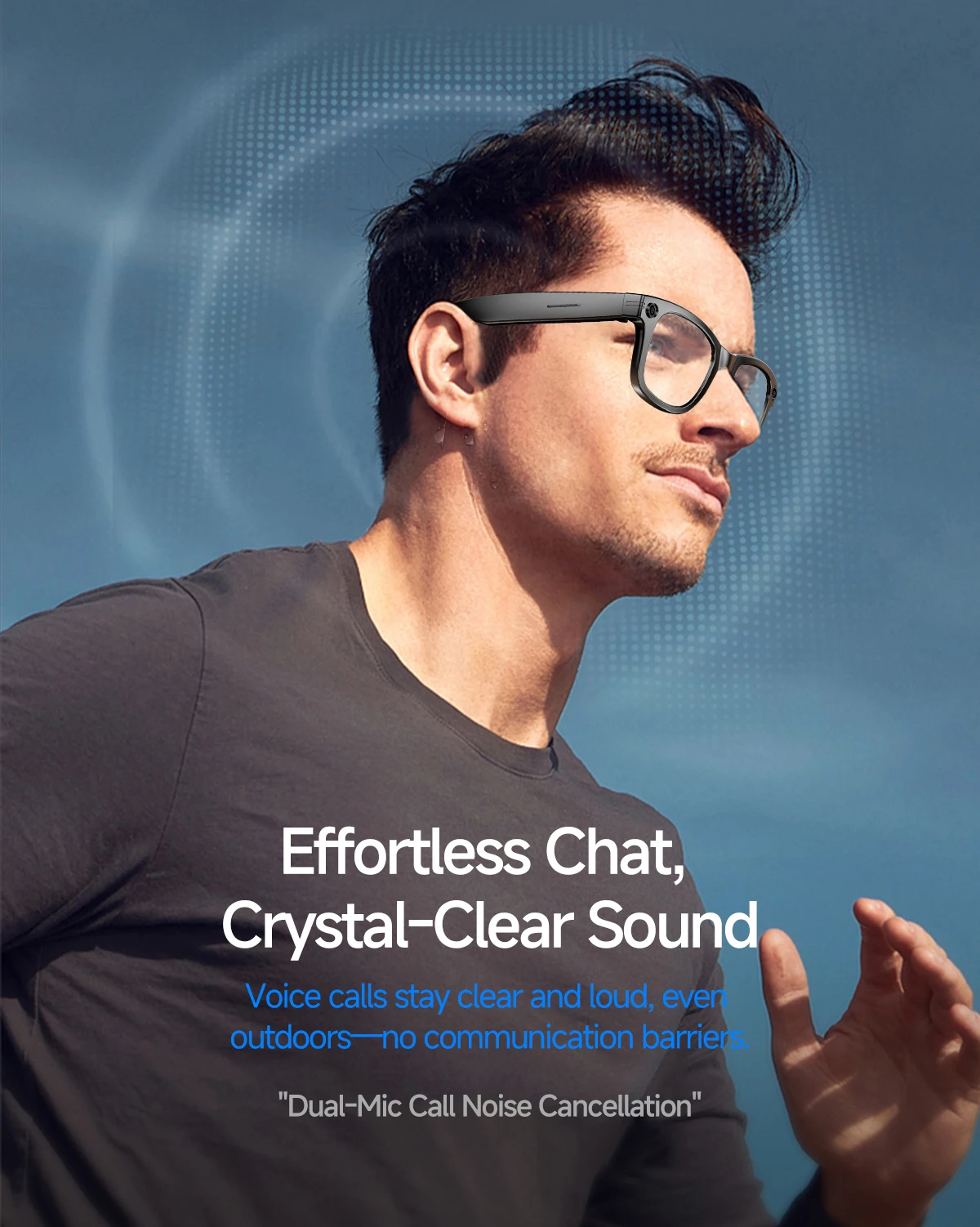 2026 Neue Kamera-Smart-Brille 8MP HD-Kamera 1080P Videoaufnahme KI-Übersetzung Bluetooth-Anruf Musik WLAN-Sonnenbrille für Männer und Frauen – Detail 17