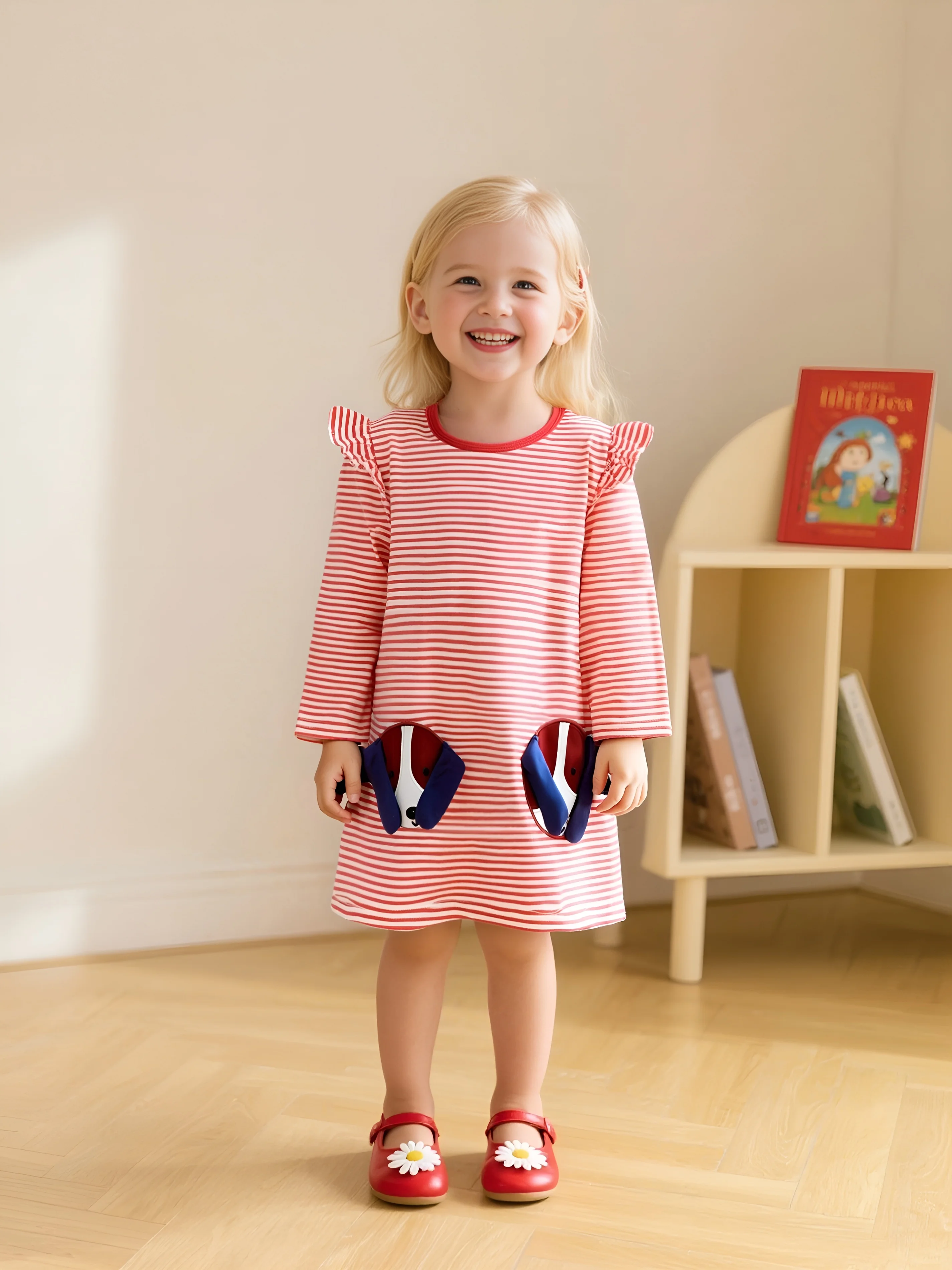 novos-vestidos-para-meninas-de-outono-saias-de-princesa-da-moda-europeia-e-americana-adesivos-de-cachorro-listrados-saias-de-pano-para-meninas-uma-geracao