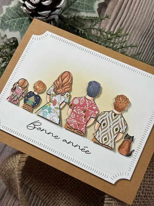 رؤية/عرض خلفي Sb 2025 طوابع فرنسية جديدة لصانع الحرف اليدوية لسكرابوكينغ قالب ألبوم الصور ديكور يدوي