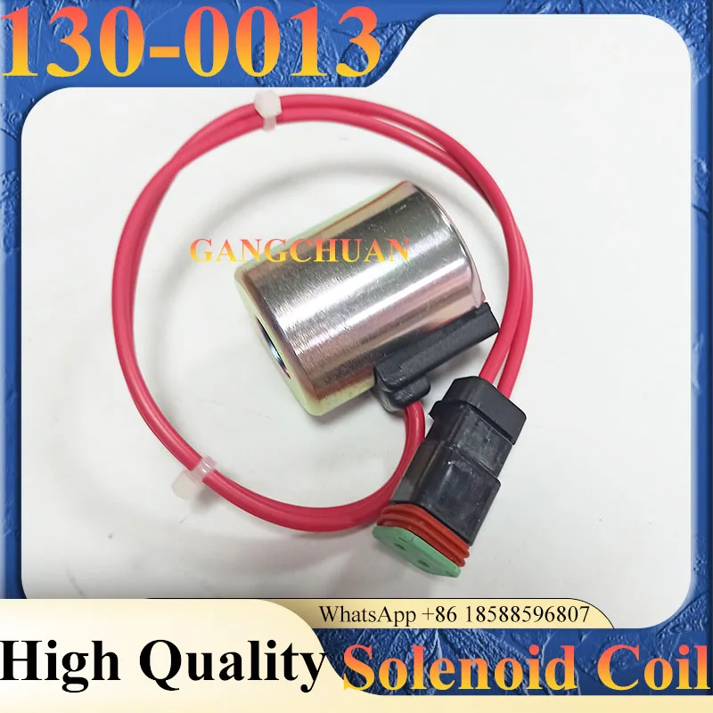 Solenoid Valve Coil 130-0013 1300013 for Loader 416C 416D 420D 424D 426C 428C Solenoid Coil