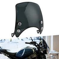 Universal Motorcycle Windshield PC Plastic Wind Deflector Fit For Honda Yamaha Kawasaki Suzuki