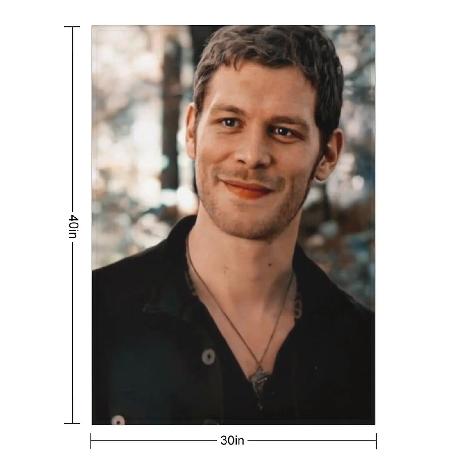 Klaus Mikaelson Throw Blanket Decorative Throw Hair Hairys Blankets For Sofas Blankets