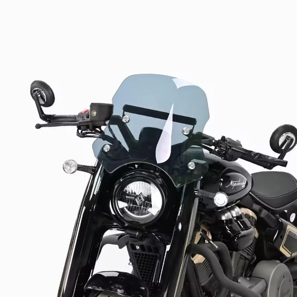 【Good quality】For BENDA Napoleonbob 500 windshield front windshield windshield armrest modification tempered smash-resistant
