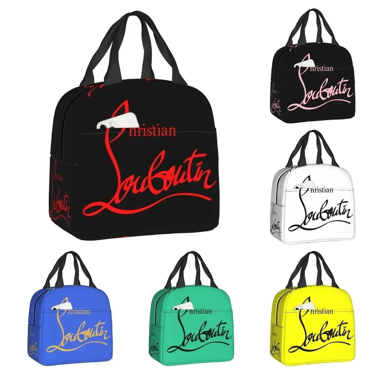 

Custom High Heels Lunch Bag Men Women Warm Cooler Insulated Lunch Boxes for Student School