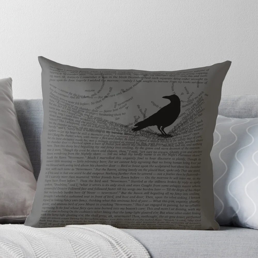 

The Raven by Edgar Allan Poe Throw Pillow sleeping pillows Cushions For Sofa