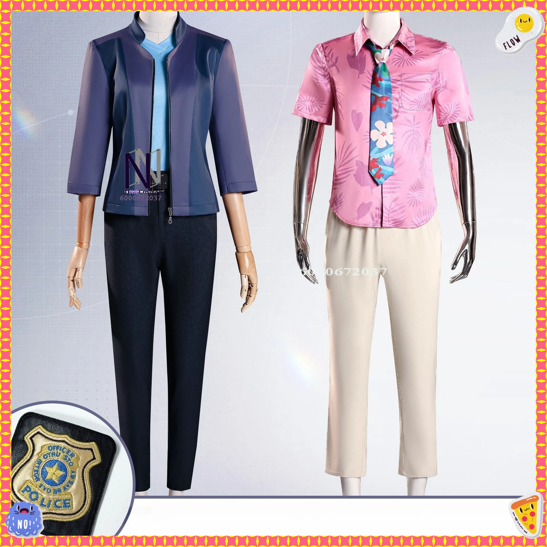 

Hot Movie Cosplay Costume Anime Judy Hopps and Nick Wilde Popular Role Playing Outfit Full Set Suits Men Women Comic Con Party