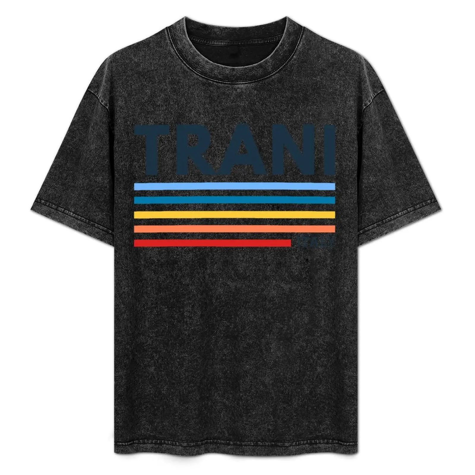 

Trani Italy T-Shirt Casual Loose Fit Summer Tee Shirt