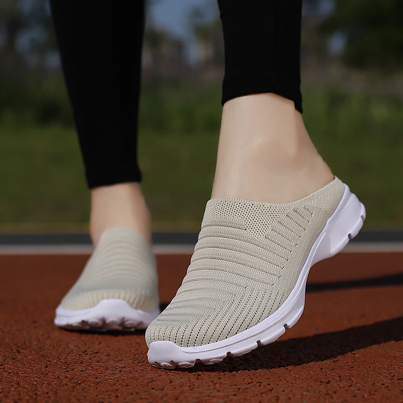 

Men Slippers Summer Mesh Breathable Home Indoor Slippers Men Thick Bottom Slides Couple Walking Shoes Botas Para Hombre Zapatos