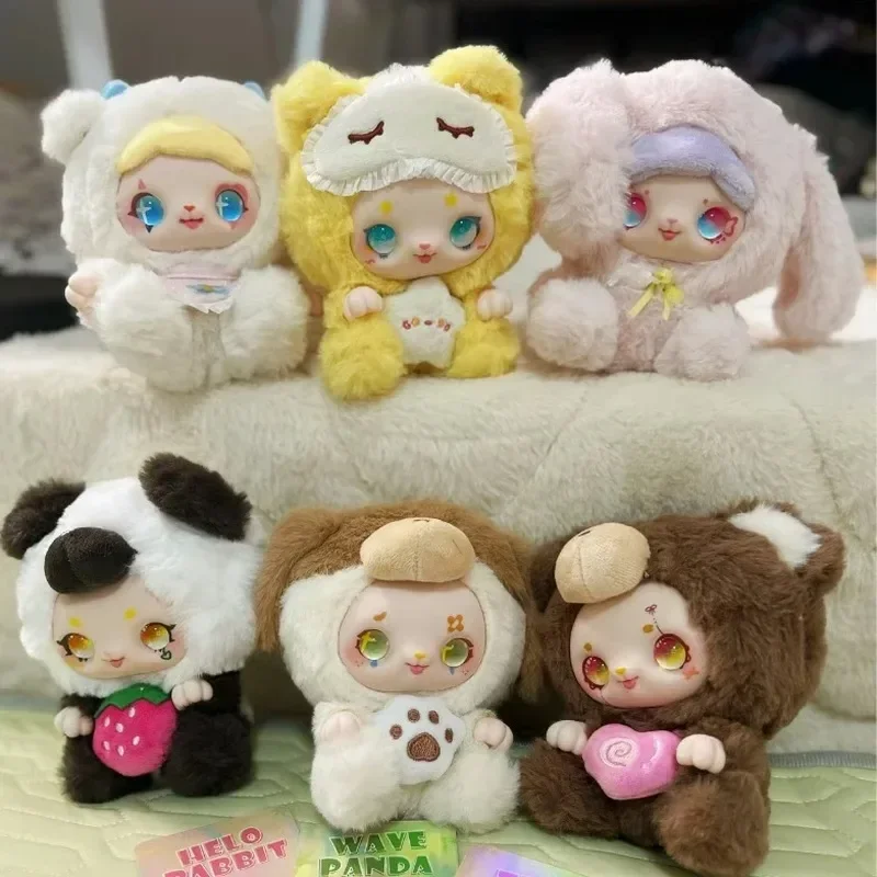 New Kimmon Biological Series Plush Cute Action Figure Doll Models Collection Ornaments Model Doll Toys Kawaii Girl Toys Gift