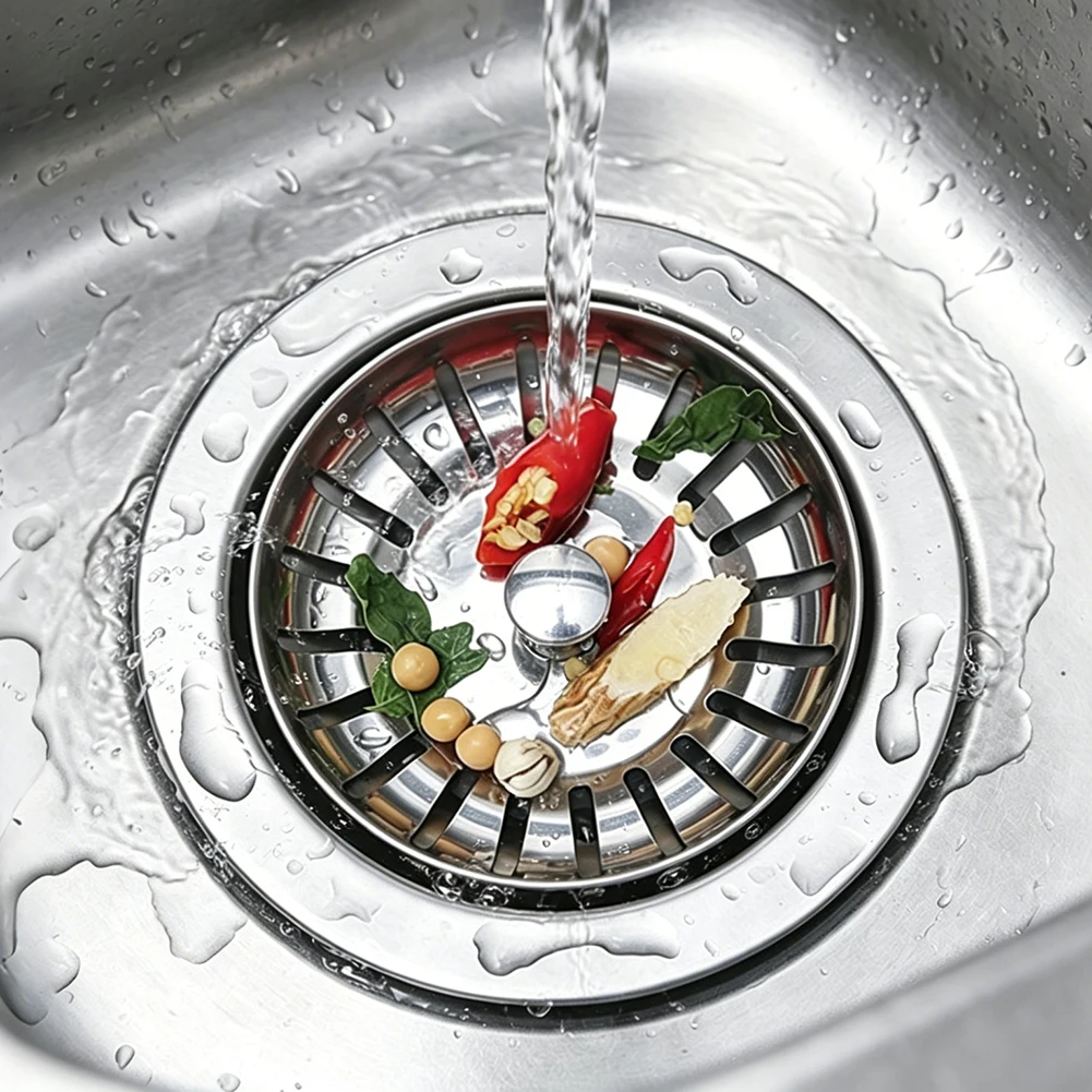 Universal Drain Plug For Kitchen Sink Superior Rubber Sealing Prevents Leaks Effectively. Modern Farmhouse Kitchen Renovation